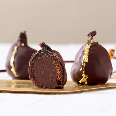 Dandelion Chocolate Chocolate-Dipped Fig Truffles